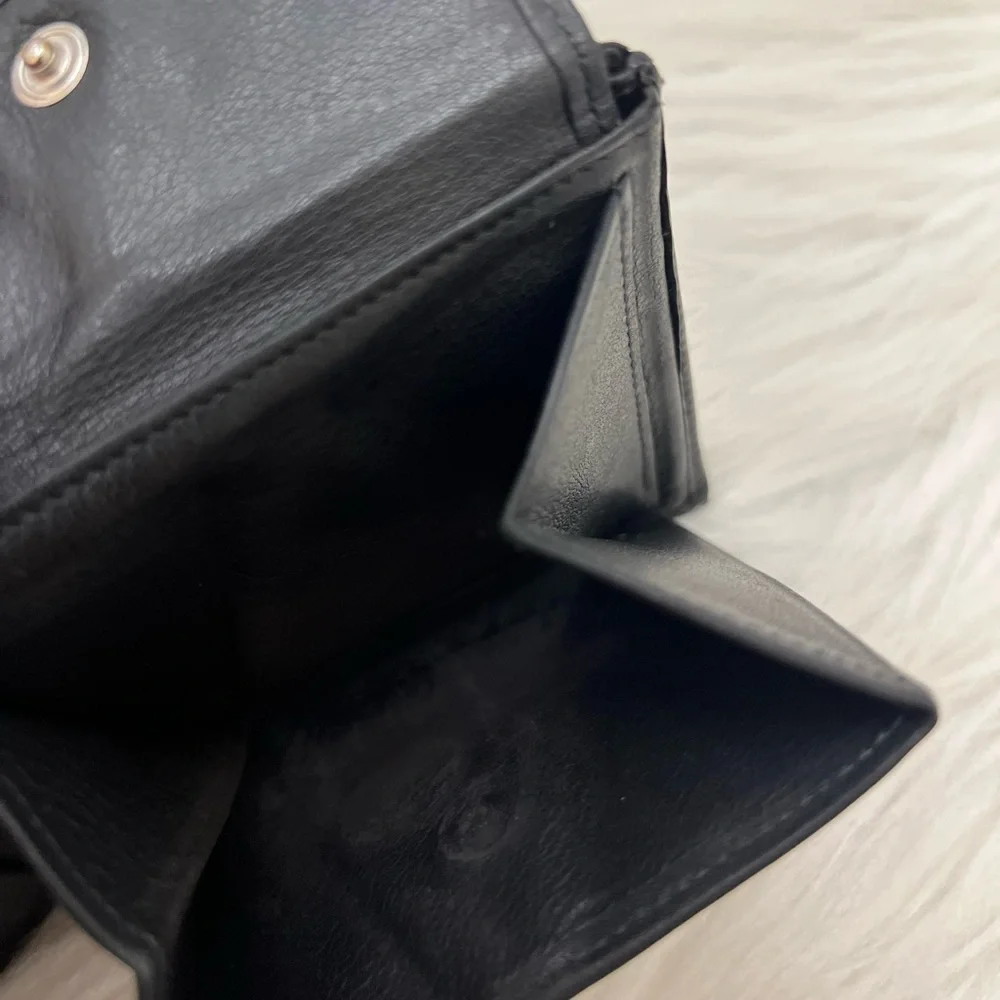 LOEWE - BLACK ALL LEATHER BIFOLD WALLET